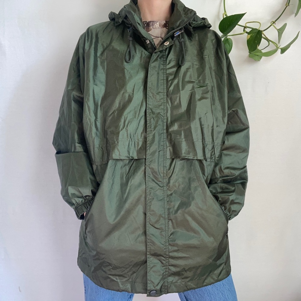 VINTAGE SPEEDO • Windbreaker Jacket Green XS - Picture 2 of 12
